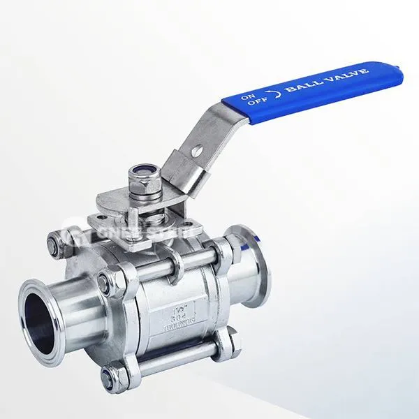 3- kusové manuálne guľové ventily