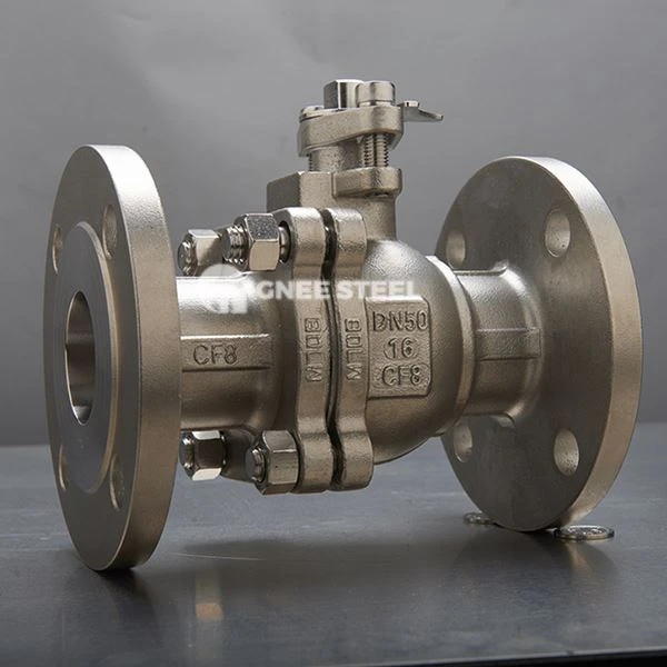 ASTM A351 CF8M Plávajúci guľový ventil