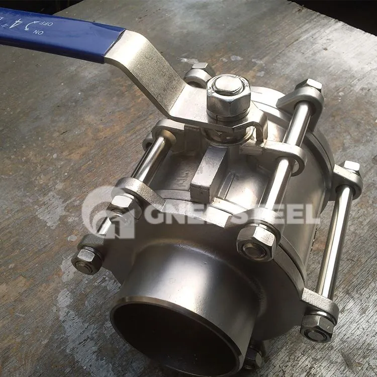 Guľový ventil na zváranie na tupo