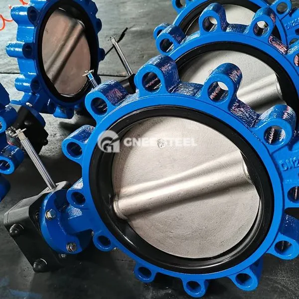 Liatinové motýľové ventily