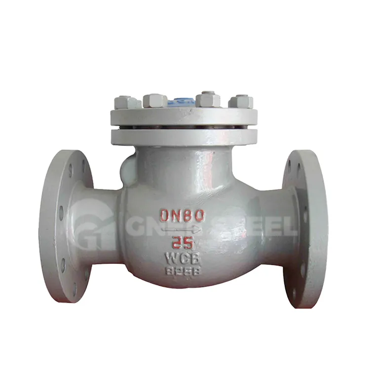 Oceľový spätný otočný ventil