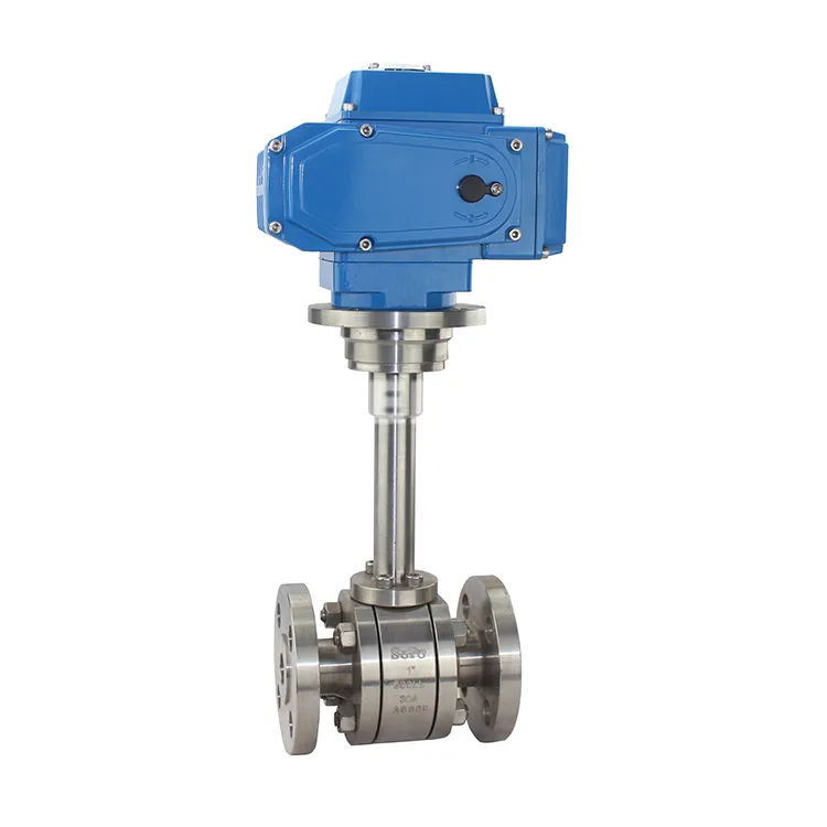 Kryogénny plávajúci guľový ventil