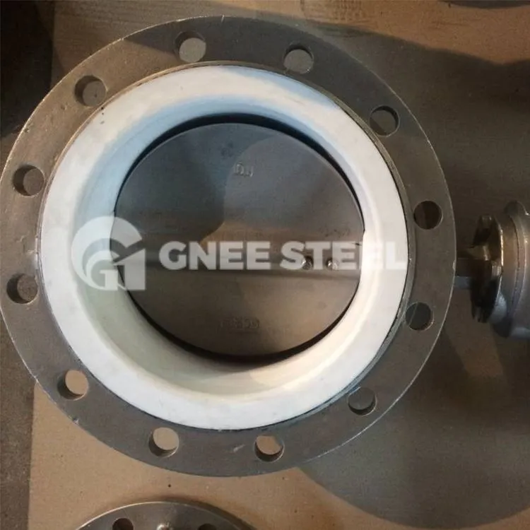 Liatinový motýľový ventil s dvojitým posunom