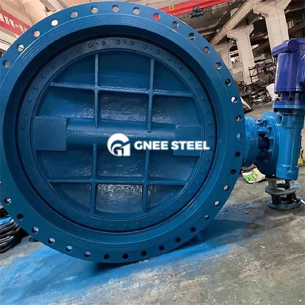 Ductile železo s dvojitým prírubovým motýľovým ventilom