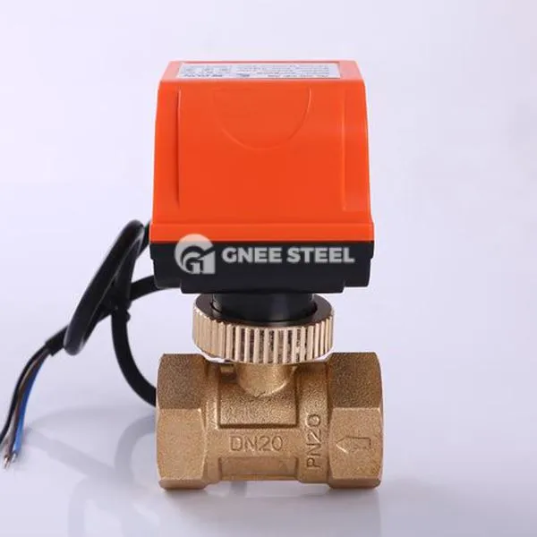 Elektrické dvojcestné guľové ventily