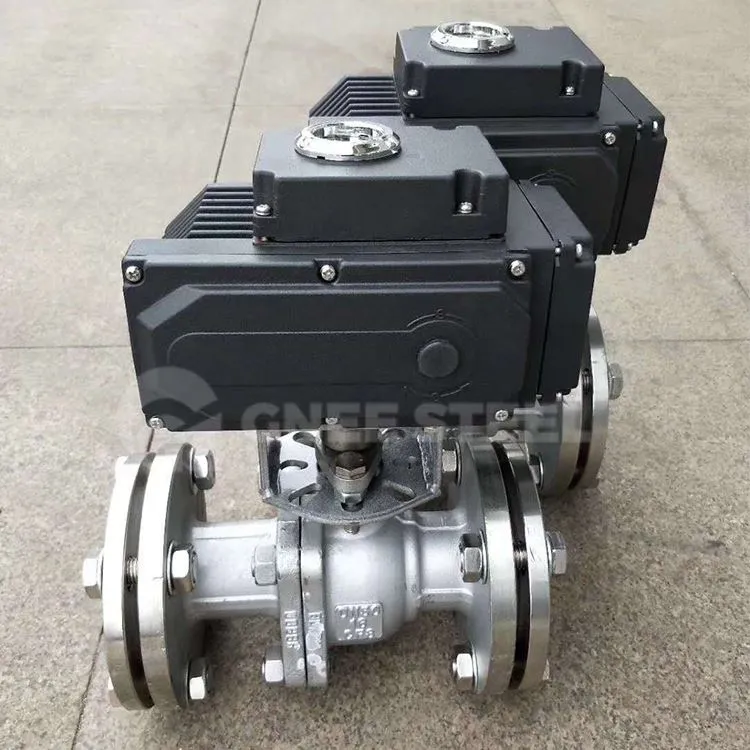 Elektricky ovládaný guľový ventil