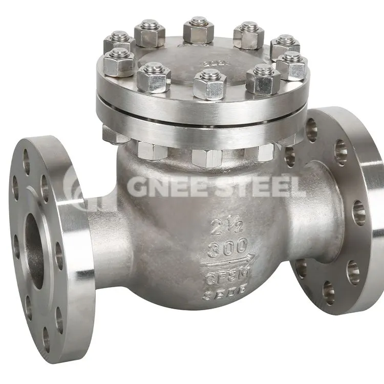 Spätný ventil s výkyvným koncom s prírubou