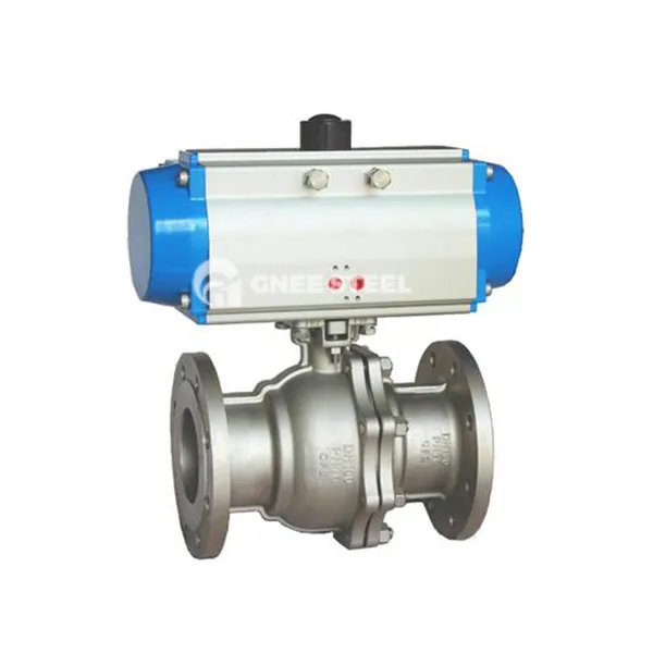 Pneumatické plávajúce guľové ventily