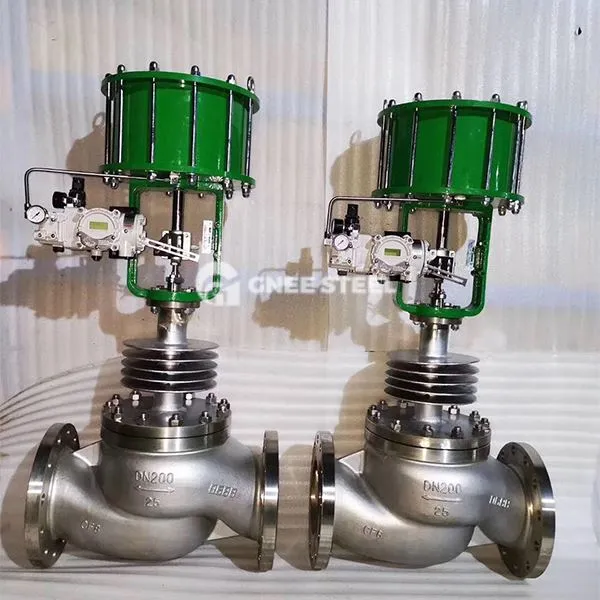 Pneumatické glóbusové ventily