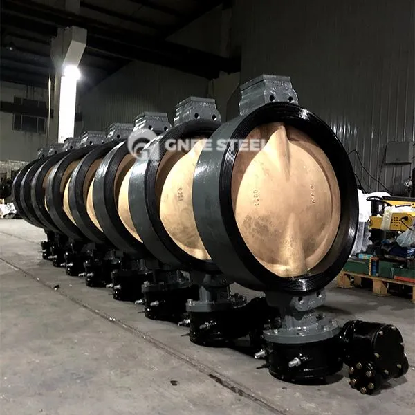 Semifinágrovaný motýľový ventil