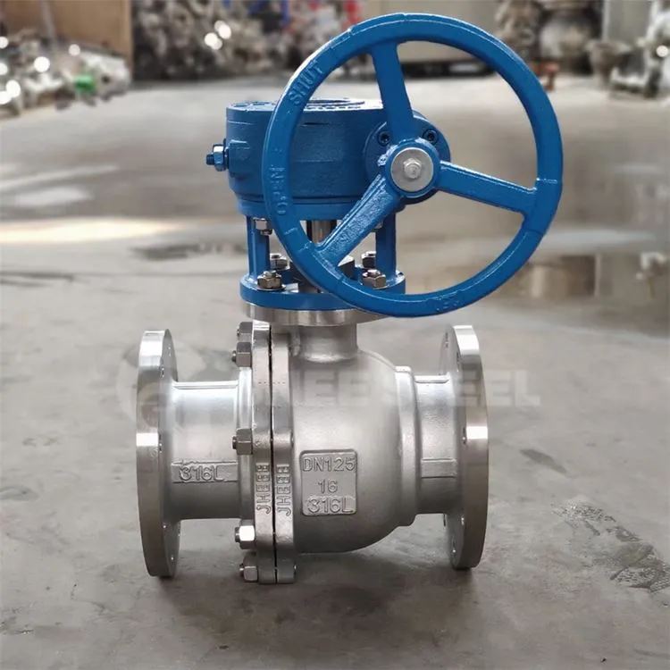 Guľový ventil s prírubou z nehrdzavejúcej ocele