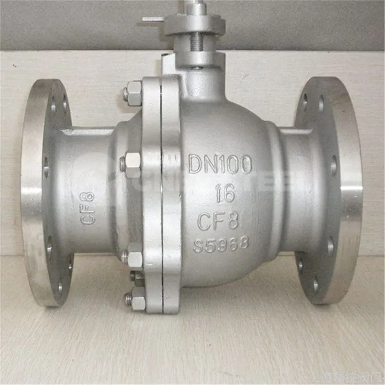 Plávajúci guľový ventil s horným vstupom