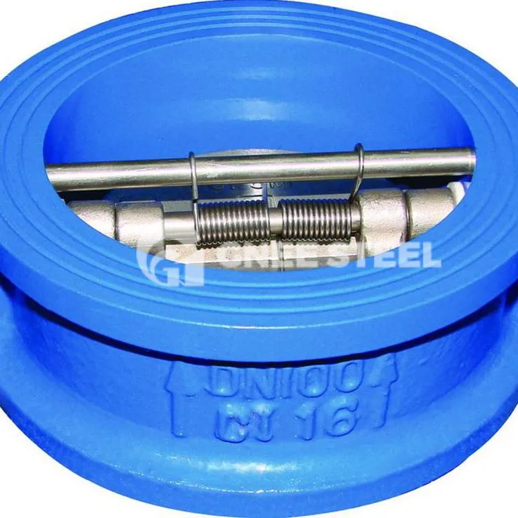 Oblátkový dvojplatňový spätný ventil